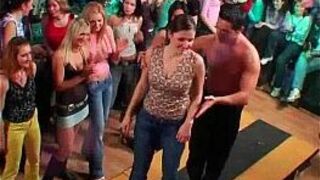 Sexy babes dancing on party porn video